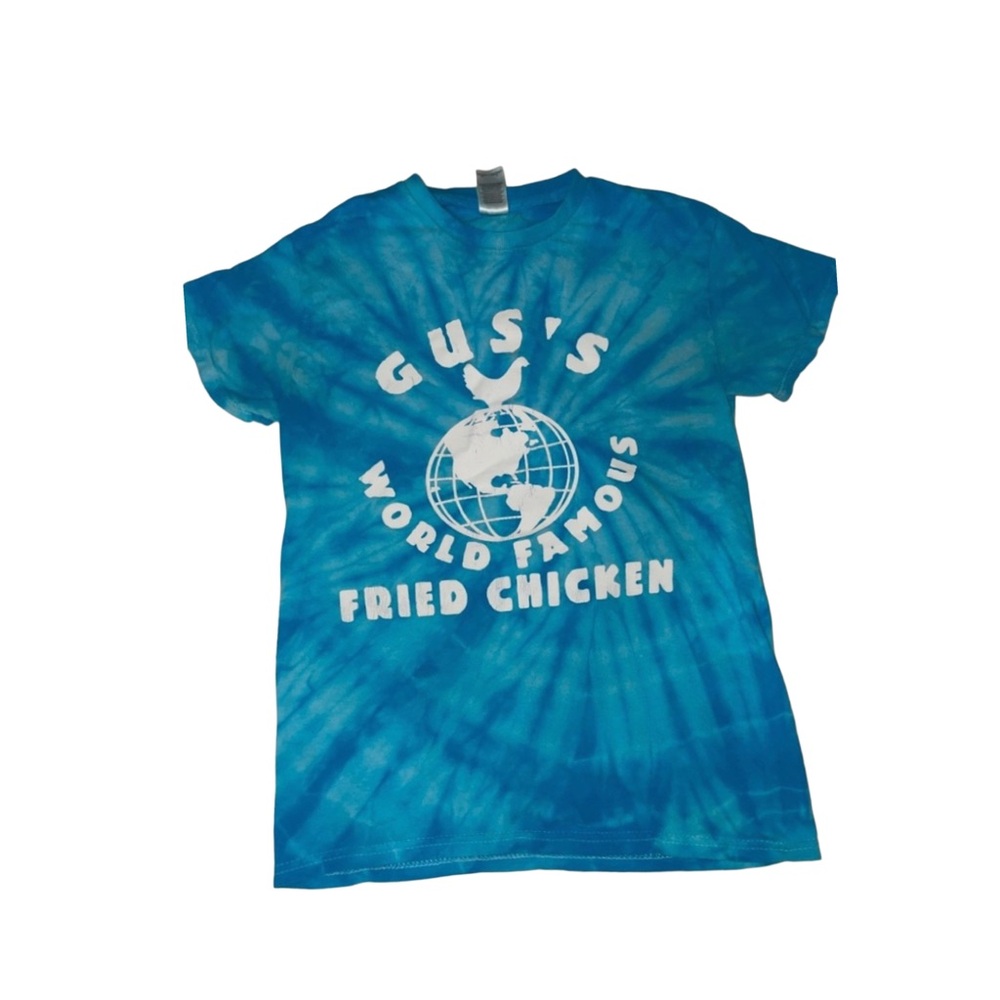 Gus’s World Famous Fried Chicken Blue Tie-Dye Shirt.